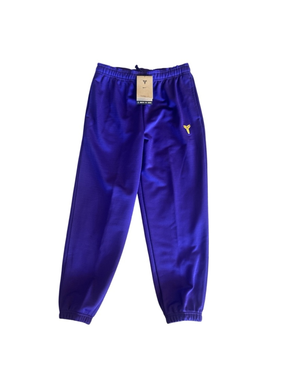 Nike Kobe Therma-Fit Kids Purple Elastic-Waist basketball pants NEW